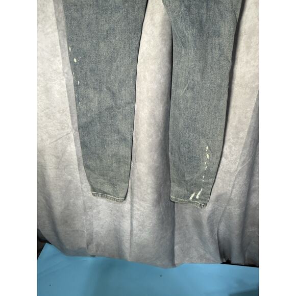 Judy Blue Skinny Fit Jeans Women's Size 11/30, Light Wash Distressed, Preowned - Picture 3 of 5